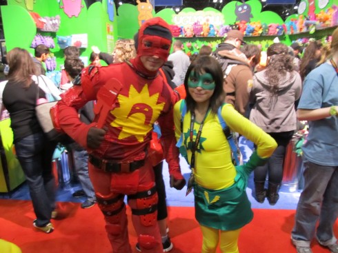 Picture of cos-players at NY comic-con 2011, I took the picture!